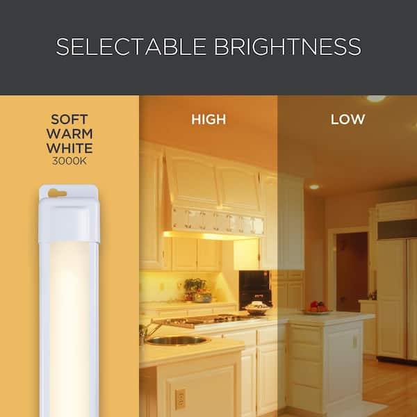 EZ Link Linkable Plug-in 12 in. LED White Under Cabinet Light