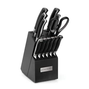 Vanguard Side 13-Piece Stainless Steel Knife Set with Block