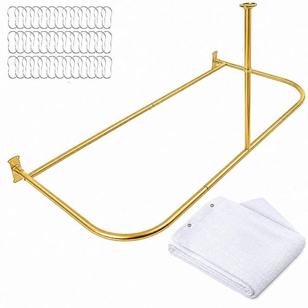 Utopia Alley Utopia Alley Rustproof Wall Mounted Aluminum D-shape