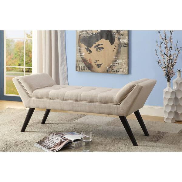 baxton studio tamblin upholstered bench