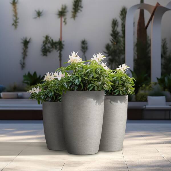 Large Bowl Planter in Vintage outlet Grey Concrete