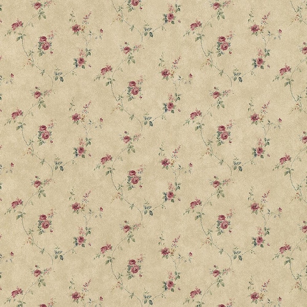 Floral Stripes Wallpaper, CN26573