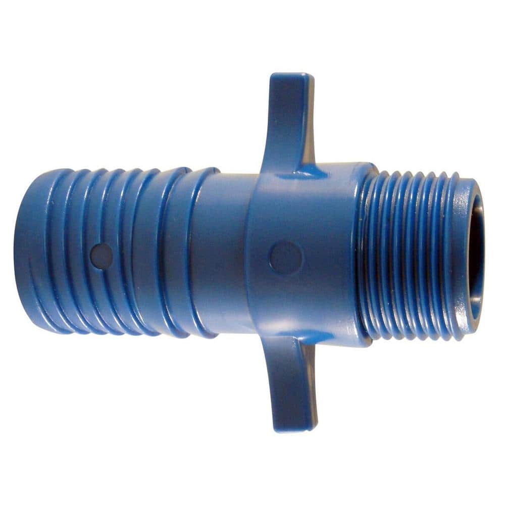 1 in. Barb Insert Blue Twister Polypropylene x 3/4 in. MNPT Adapter Fitting price history on PriceWatchPro