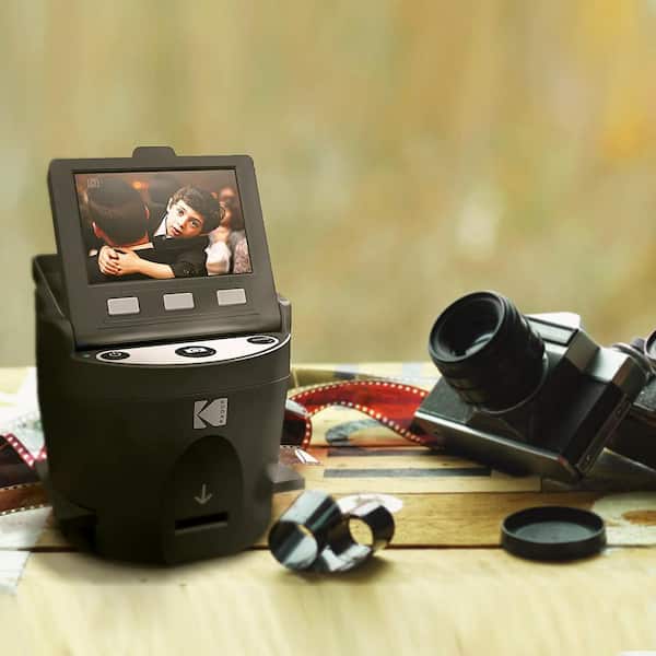 Kodak Mobile Film Scanner - Cardboard Platform and Eco-Friendly Toy LED  Backlight RODFSFM2 - The Home Depot