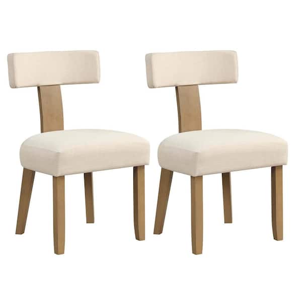 Costway 2-Piece Curved Natural Polyester Top Dining Room Set Set Seats 2