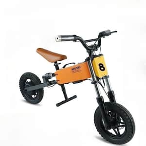 12 in. Children's Outdoor Off-road Electric Bicycle in Orange