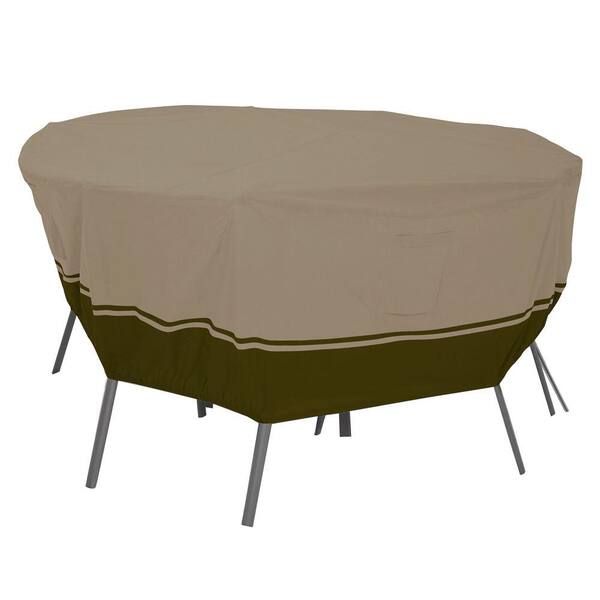 Classic Accessories Villa Round Large Patio Table and Chair Set Cover