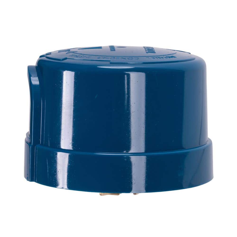 Blue Polycarbonate Twist Lock Photocontrol for Outdoor Use