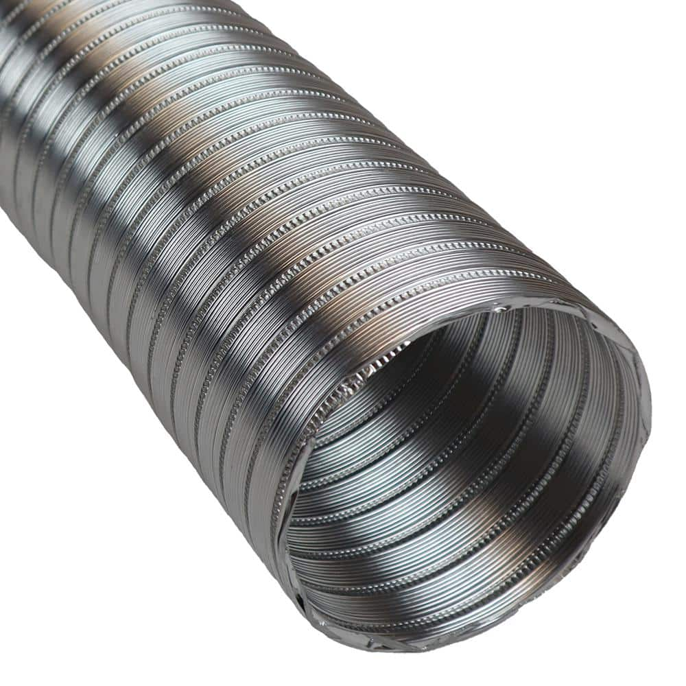 Rubber Cal Aluminum Flex 280 Compressible 8 In X 984 Ft Flexible Duct 01 226 8 The Home Depot 5317