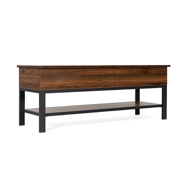 TAYLOR + LOGAN Walnut Dining Bench 47.25 in .