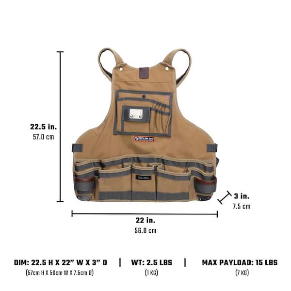 VETO PRO PAC TA-XL Tool Apron VPP10055 - The Home Depot