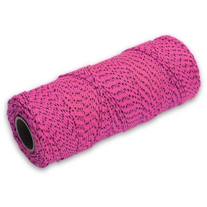 Bonded Mason's Line 500 ft. Pink and Black, Size 18.6 in. Core