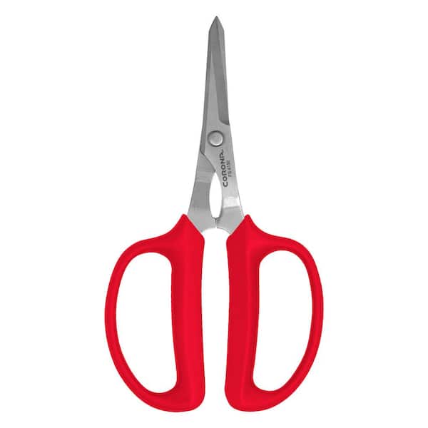 Corona 2 in. Stainless Steel Blade with Lightweight Red Handles Hydroponic Scissors