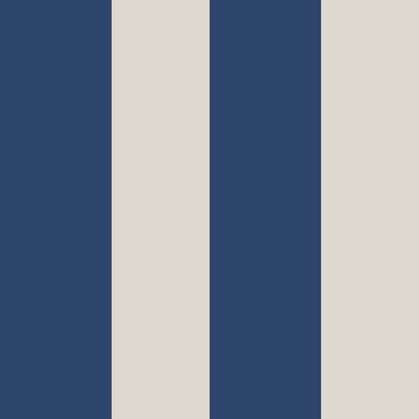JOULES Harborough Stripe Coast Blue Matte Non Woven Removable Paste the Wall Wallpaper