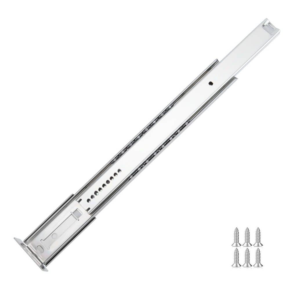 14 in. Zinc-Plated Steel Center Mount Undermount Soft-Close Heavy Duty Drawer Slide Ball Bearing 1 Piece price history on PriceWatchPro