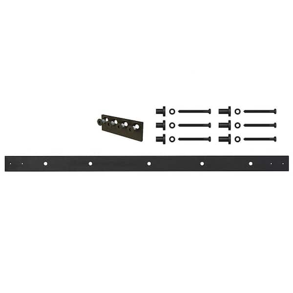 American Pro Decor 4 ft. Black Extension Rail only for Mini Sliding ...