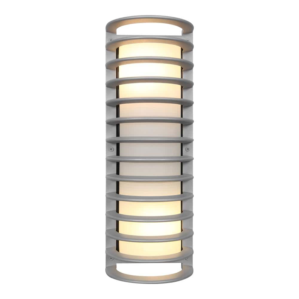 Bermuda 6 in. 2-Light Satin Outdoor Wall Mount Sconce