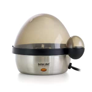 HomeCraft 8-Egg Stainless Steel Small Electric Product Type Egg Cooker with  Buzzer HCECS8SS - The Home Depot