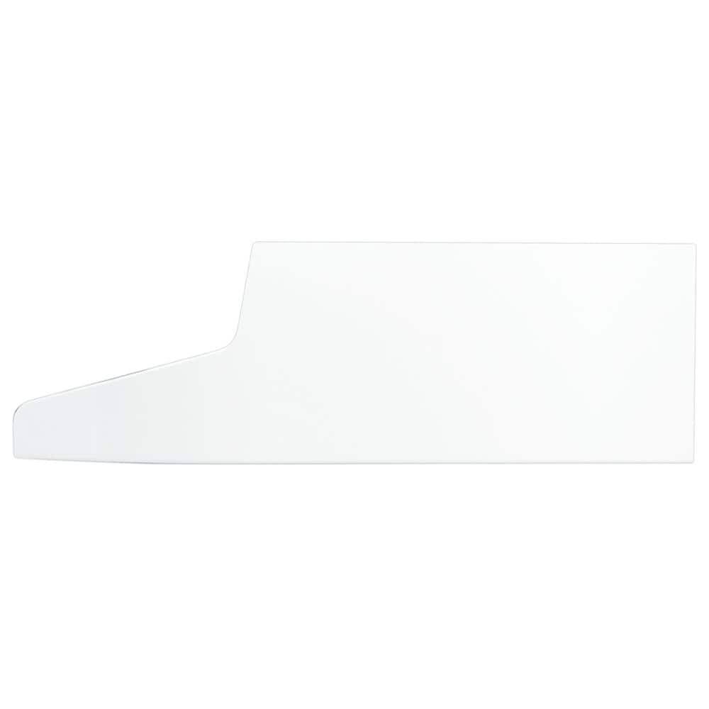 White 24-Inch Convertible Under Cabinet Range Hood with Light