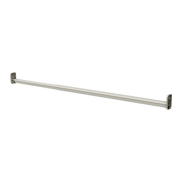 ClosetMaid Style+ 26.5 in. Satin Nickel Adjustable Hang Rod