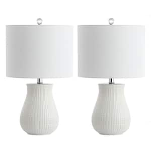 Dayton 21 in. White Table Lamp