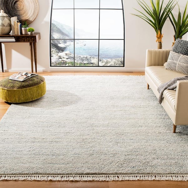 Casablanca Gray 8 ft. x 10 ft. Gradient Solid Area Rug