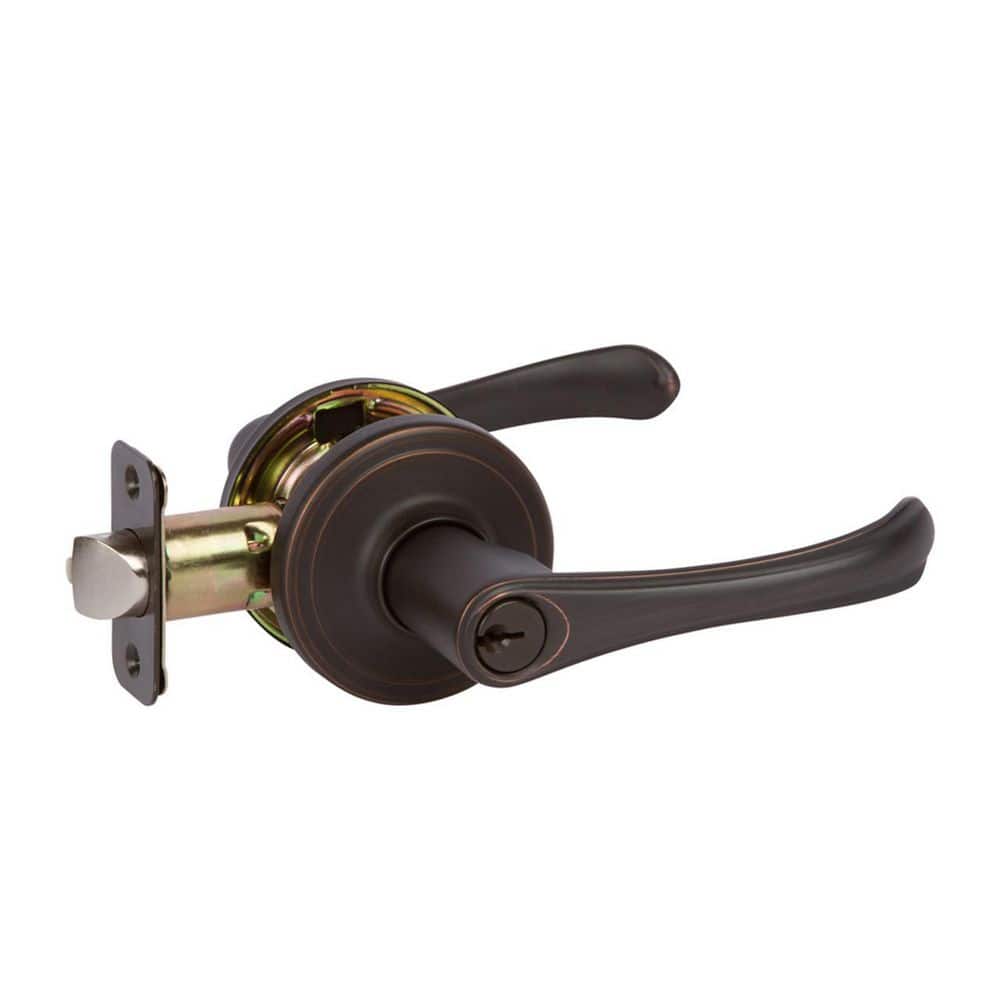 Delaney Kerry Entry Door Lever in Tuscany Bronze price history on PriceWatchPro