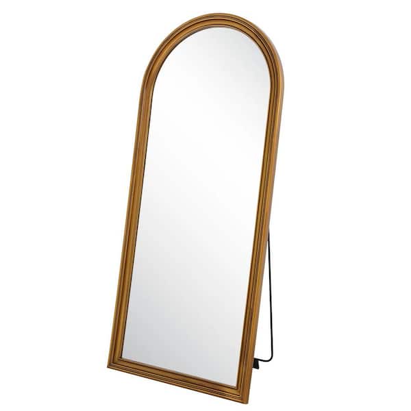 SFY✩.*˚ XRAMFY Antique Gold 32 in. W x 71 in. H Arched PU Frame Full