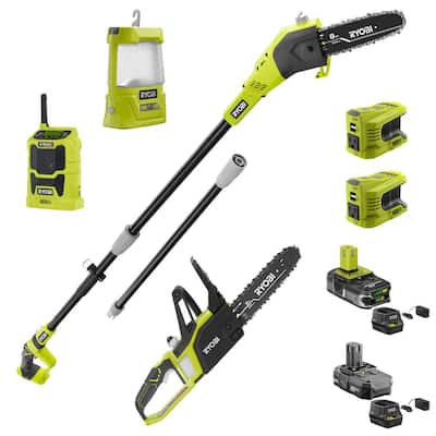 RYOBI ONE+ 18V Cordless Battery 2 Gal. Chemical Sprayer and Backpack ...