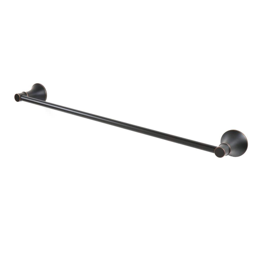 Glacier Bay Sadira 24 in. Wall Mounted Towel Bar in Bronze BTH-024-281 ...