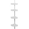 Zenna Home Tension Pole Shower Caddy in Chrome E2161PC - The Home Depot