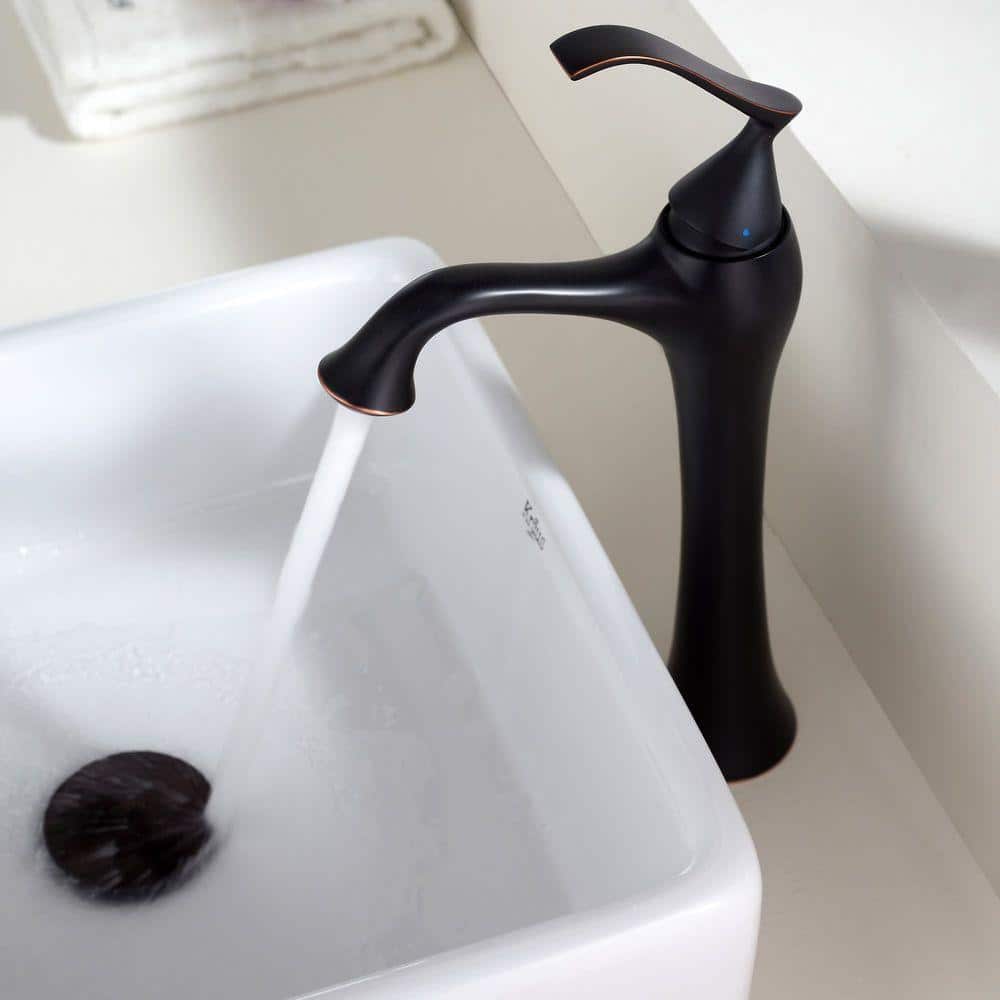Modern Square Above-Counter White Ceramic Vessel Bathroom Sink