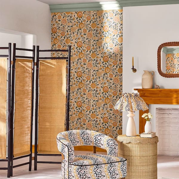 Cath Kidston Strawberry Garden Yellow Wallpaper
