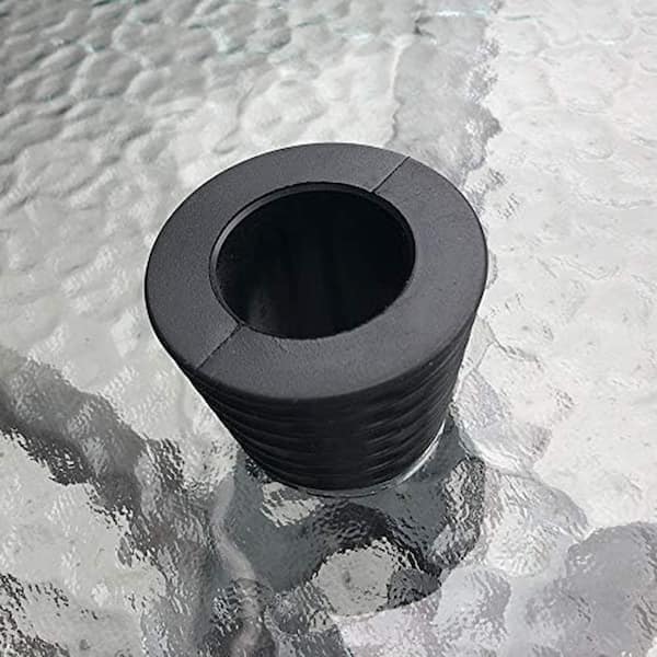 cone wedge for patio umbrella SenQWFa 2.75 in Patio Umbrella Cone Wedge Plug Table Hole Opening Fits  2-2.5 in. Holds Umbrella Stable Black 336OFPH012