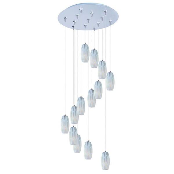 CLI Coit 13-Light Satin Nickel Xenon Pendant