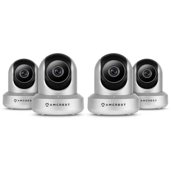 Amcrest HDSeries 720p Wi-Fi Wireless IP Security Surveillance Camera System with HD Megapixel 720p (1280TVL) (4-Pack)
