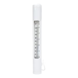 6.75 in. White Round Swimming Pool Thermometer with White Cord