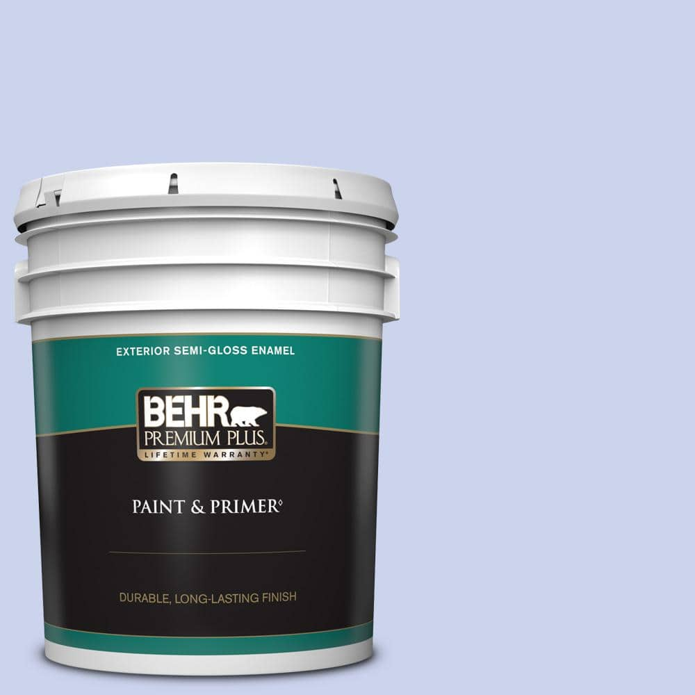 5 gal. #P540-2 Garden Fairy Semi-Gloss Enamel Exterior Paint & Primer -  BEHR PREMIUM PLUS, 05531905