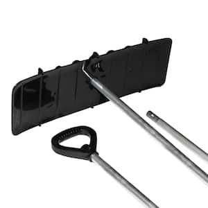 Gardenised Rooftop Rake Snow Remover, Extendable, Lightweight, Aluminum  Handle Extends Up to 21 Feet QI003670 - The Home Depot