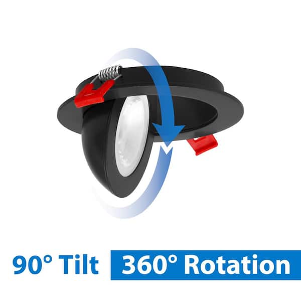 NICOR DGF 4 in. Canless Floating Gimbal Selectable Remodel