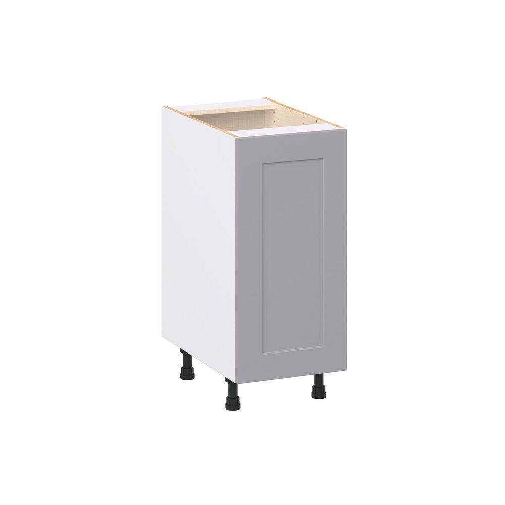 Roseland 15 in. W x 24 in. D x 34.5 in. H Assembled Shaker Full Height Door Base Kitchen Cabinet in Slate Gray price history on PriceWatchPro