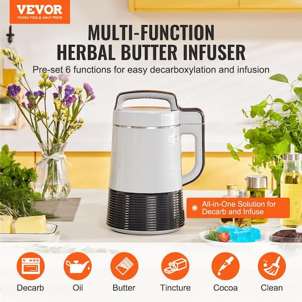 VEVOR Butter Maker Machine 6-Functions Herbal Infuser, Magic Butter Machine  and Oil Infusion Machine CBHY900W8J00ZFRX5V1 - The Home Depot