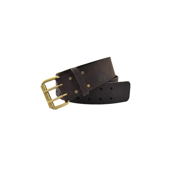 Brown Duel Tone Leather Belt, Plus Size Belts