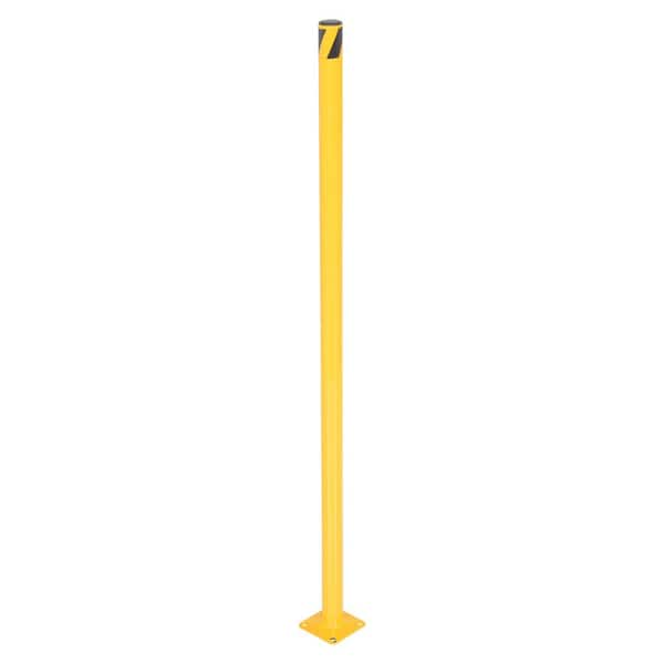 Vestil 48 in. X 1.75 in. Yellow Steel Pipe Safety Bollard