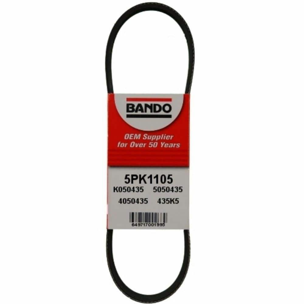 Bando Rib Ace Precision Engineered V-Ribbed Belt Power Steering 5PK1105  The Home Depot