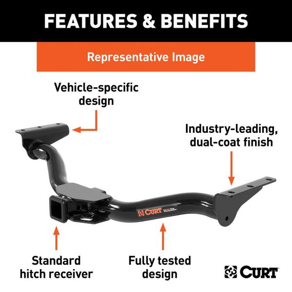 CURT Class 3 Trailer Hitch, 2