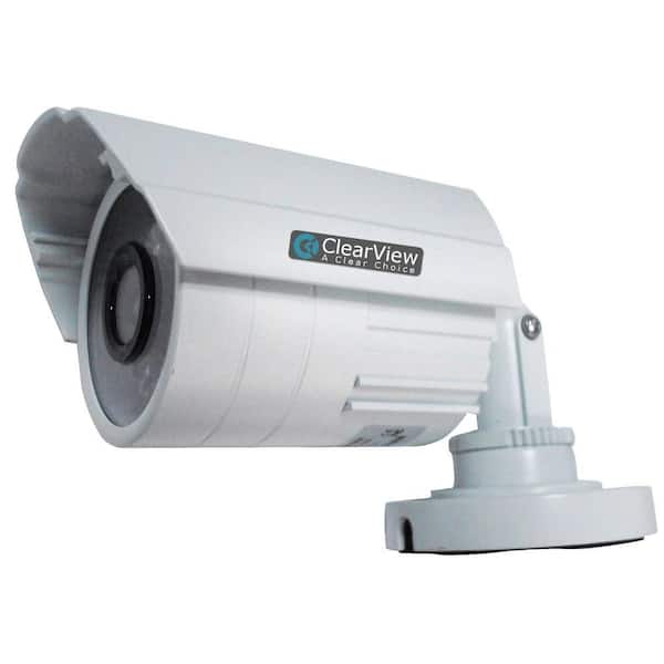 ClearView Wired 520TVL Indoor or Outdoor Bullet Standard Surveillance Camera with 65 ft. IR Range