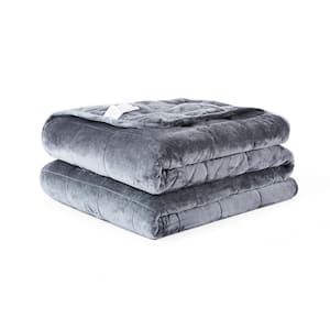 Grey Twin 20 lbs Weighted Comforter