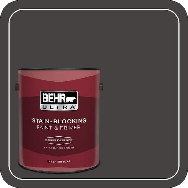 BEHR ULTRA 1 gal. #ECC-27-3 Evening Canyon Extra Durable Flat Interior Paint & Primer