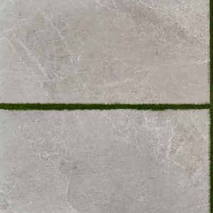 LithoTech 23.62 in. x 47.24 in. x 0.78 in. Silver Gray Matte Porcelain Floor Paver Tile (7.74 sq. ft./Each)